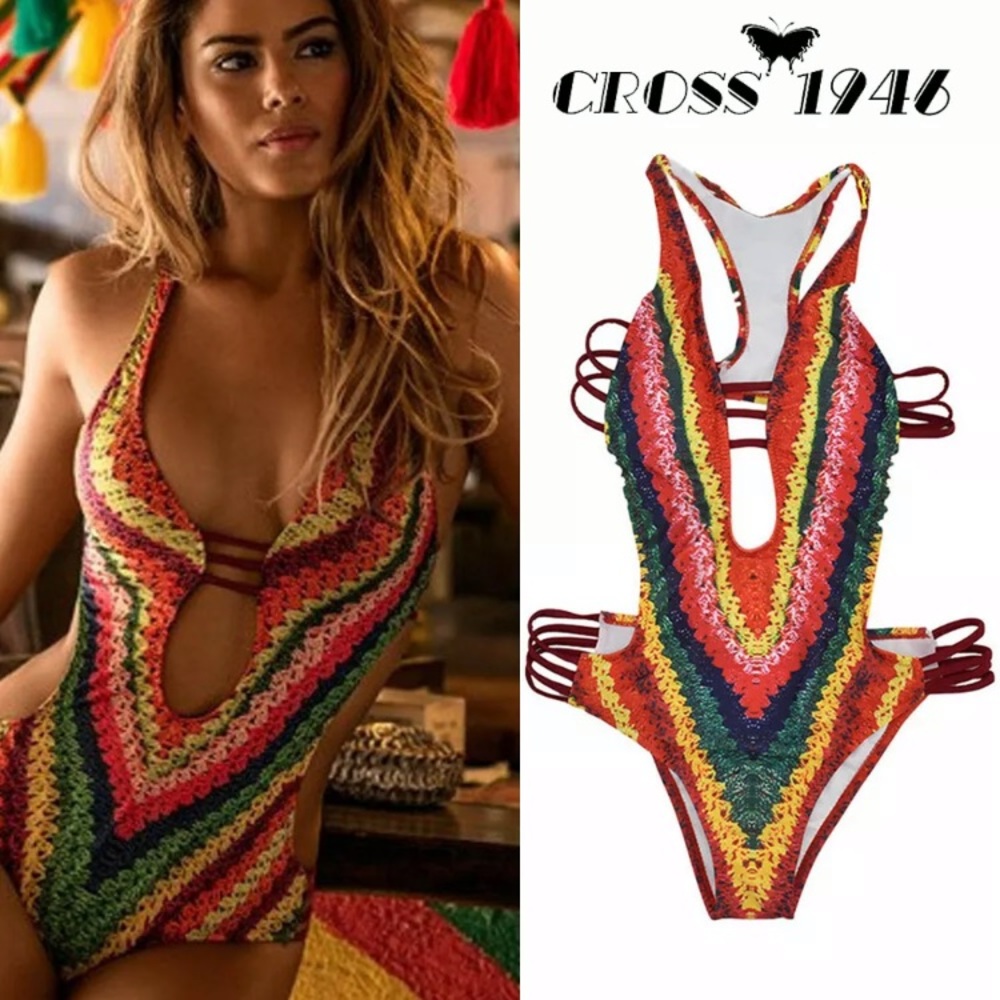 Womens One Piece Monokini Bikini Push Up